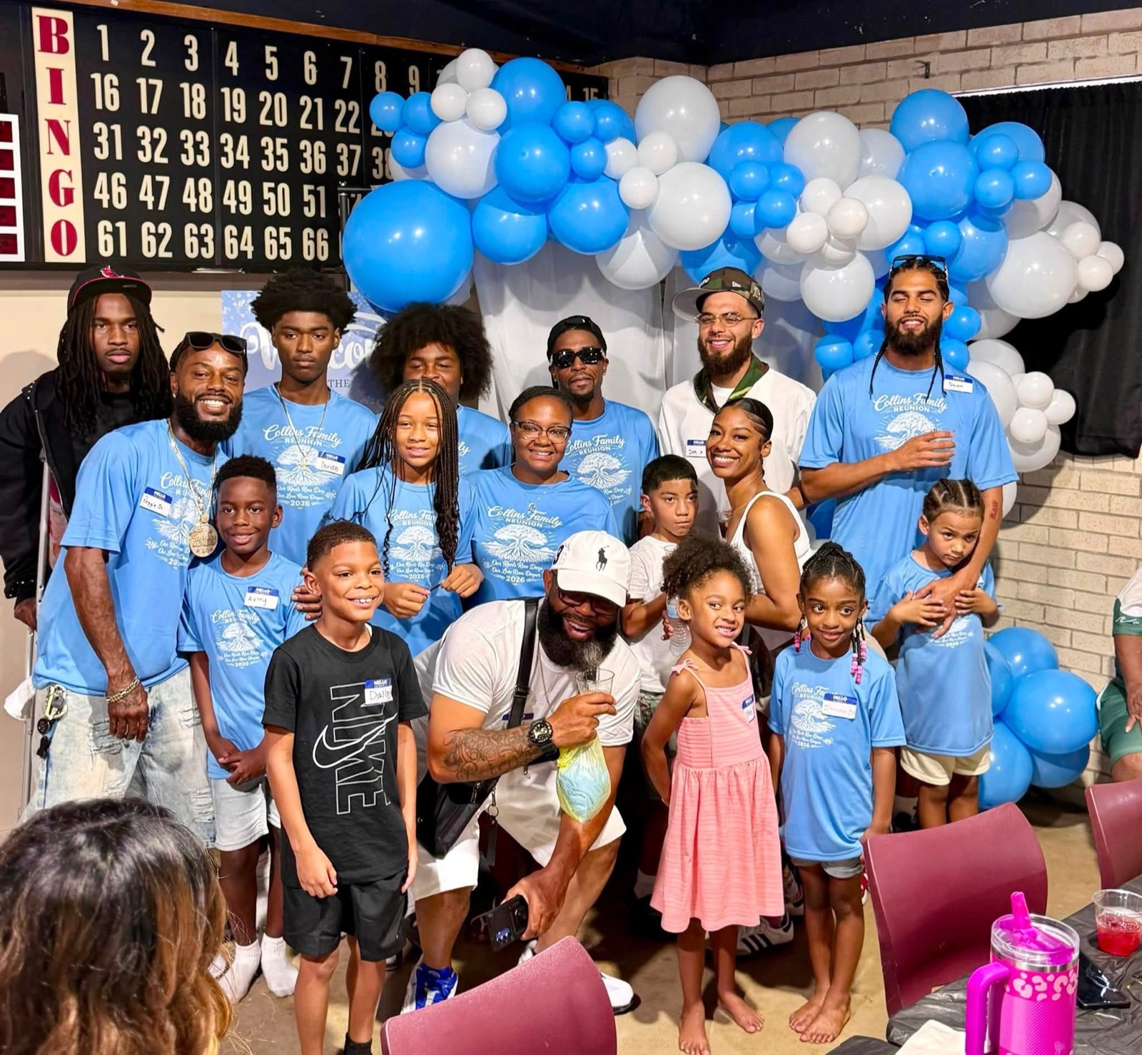 Family gathered at the 2026 reunion