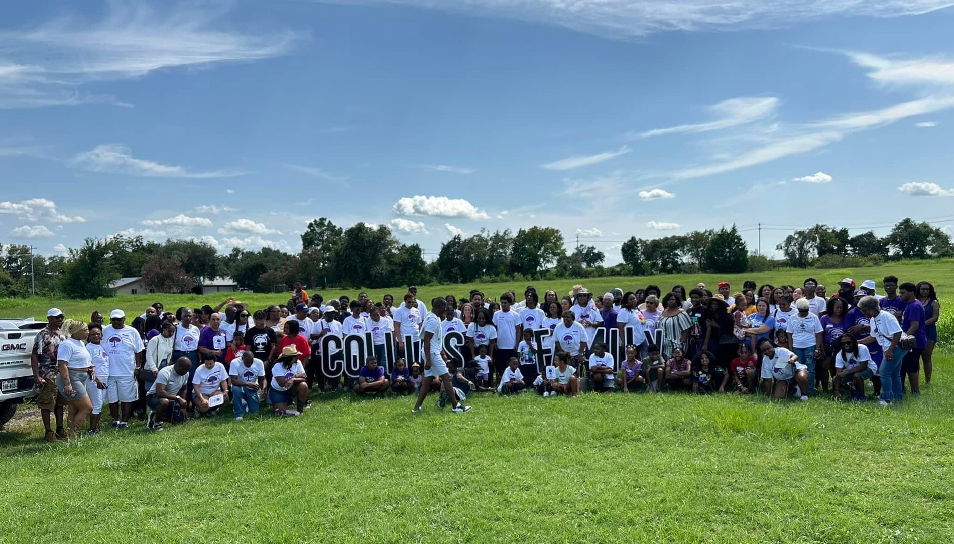 Collins Family Reunion 2024 — the whole family in Elgin, Texas
